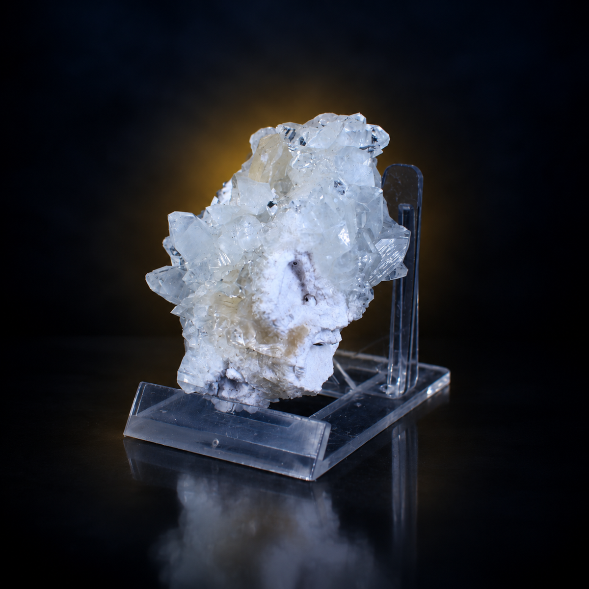 Natural Apophyllite with Stilbite Crystal Cluster – 30 g