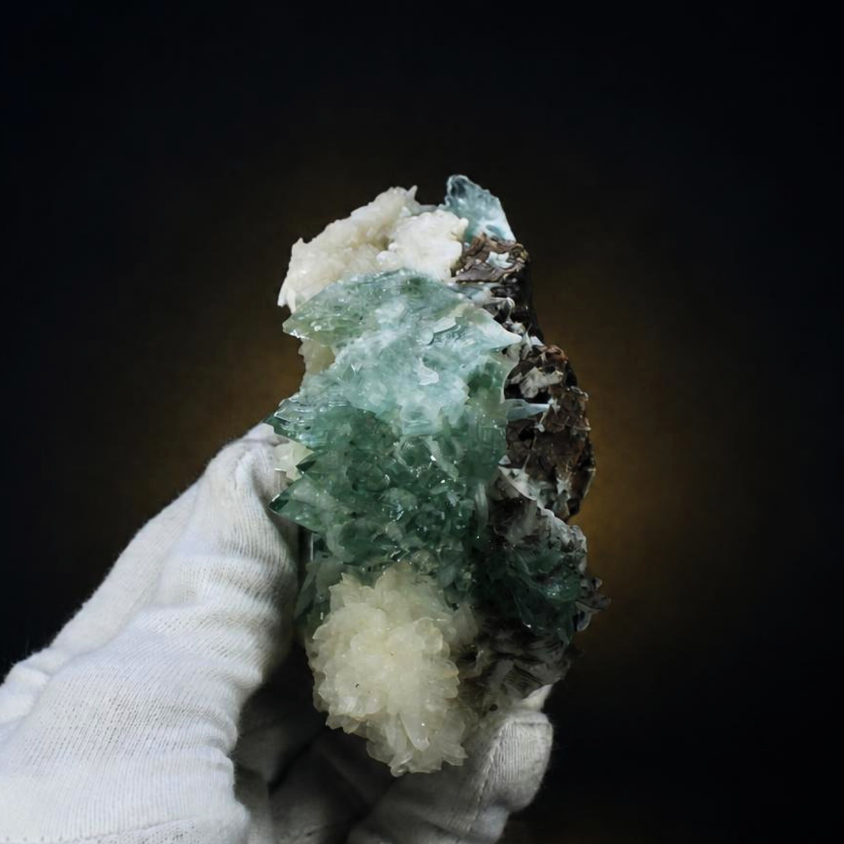 Apophyllite with Stilbite – Natural Mineral Specimen