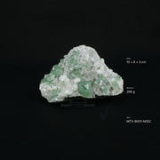 Green Tabular Apophyllite with White Mordenite | 266 g | 10 × 8 × 3 cm