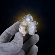 Natural Apophyllite with Stilbite Crystal Cluster – 40 g