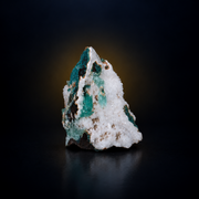 Green Apophyllite on Heulandite Matrix · 160 g · 7 × 6 × 5 cm · India