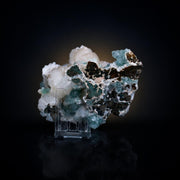 Natural Green Apophyllite & Stilbite Crystal – Mineral Specimen from Matrix | 495 gm | 14 × 8 × 9 cm