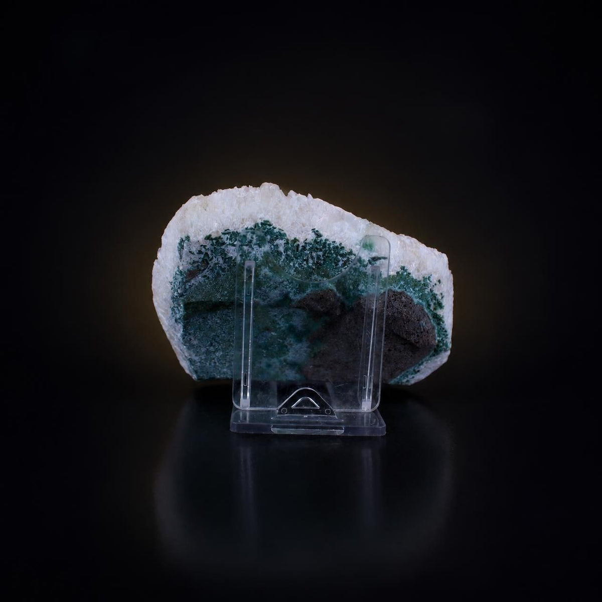Natural Green Apophyllite with Stilbite Crystal Matrix Mineral Specimen from India 180 gm  9 × 7 × 2 cm