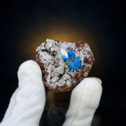 Natural Cavansite Crystal Matrix – Mineral Specimen from India