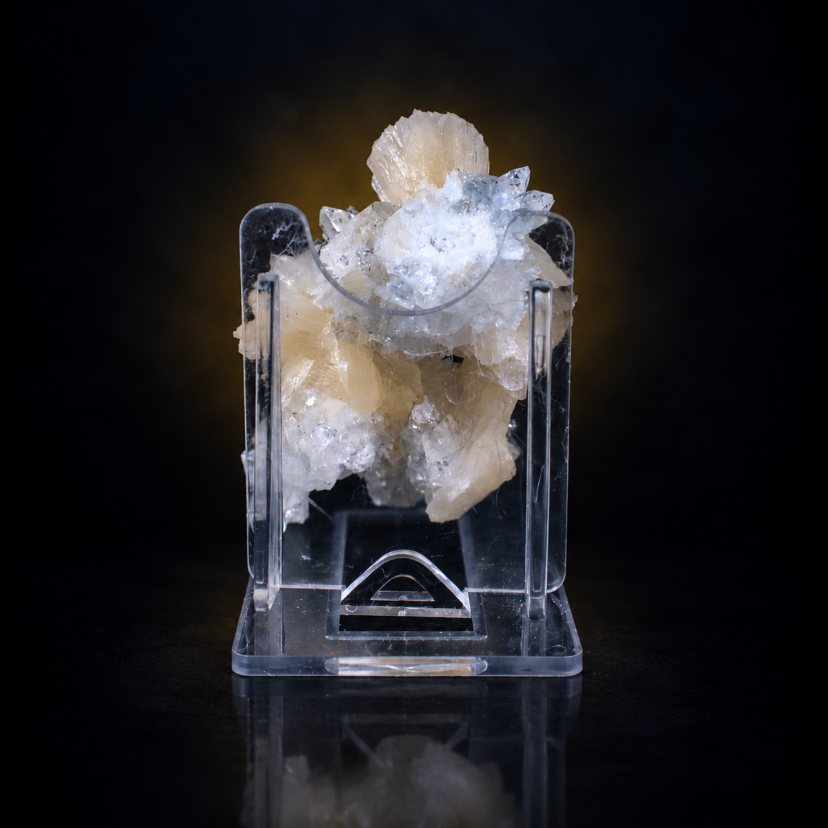Apophyllite & Stilbite Crystal Cluster | 7 × 5 × 4 cm | 70 g