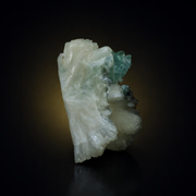 Green Apophyllite with Stilbite on Matrix – Natural Mineral Specimen