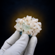 Green Apophyllite with Heulandite – Natural Mineral Specimen