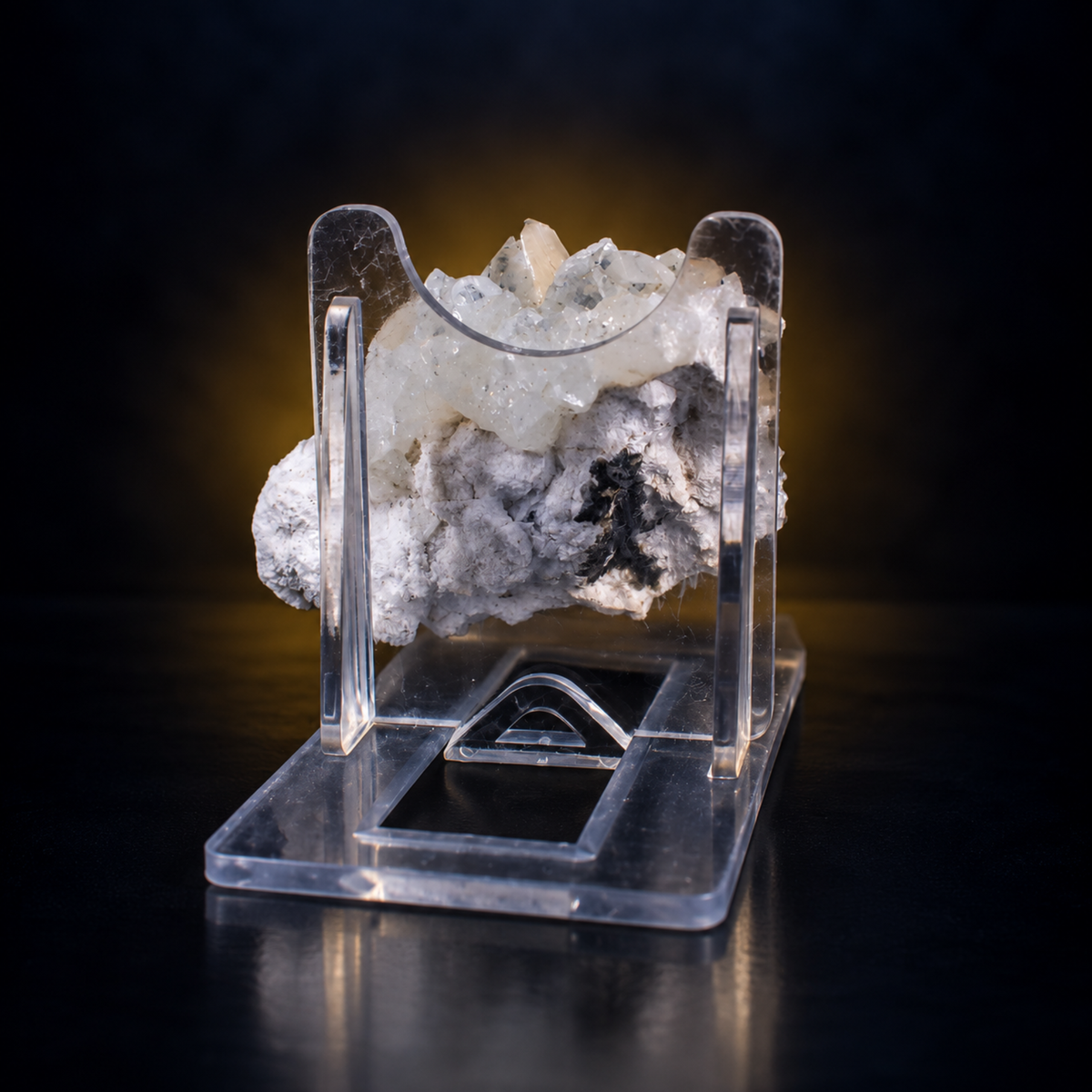 Natural Apophyllite with Stilbite Crystal Cluster – 50 g