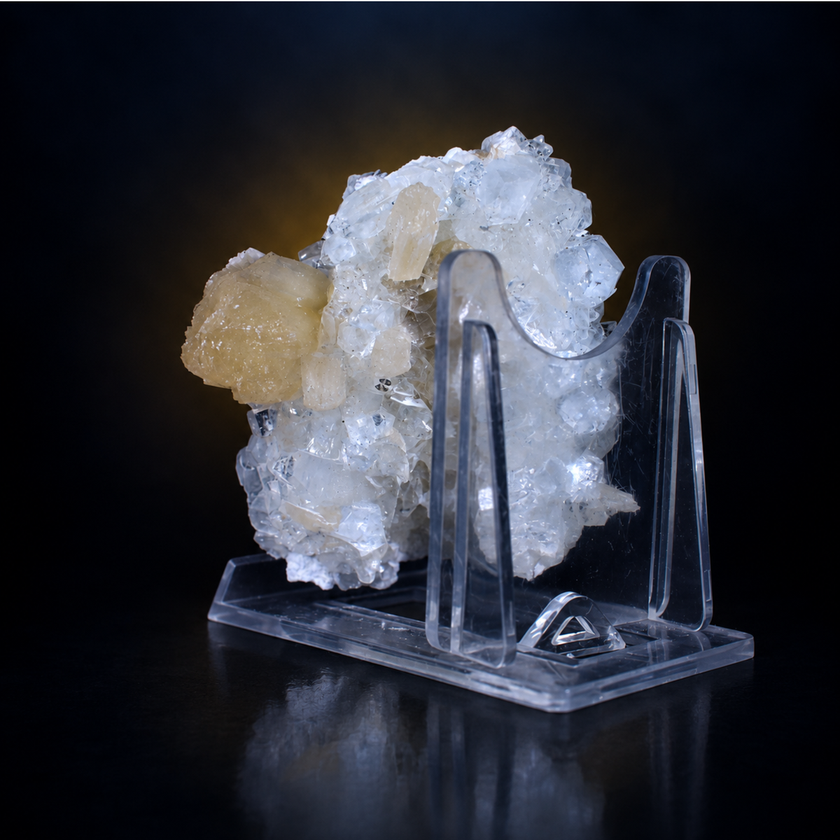 Stilbite on Heulandite Crystal Cluster 8×6×4 cm | 115g