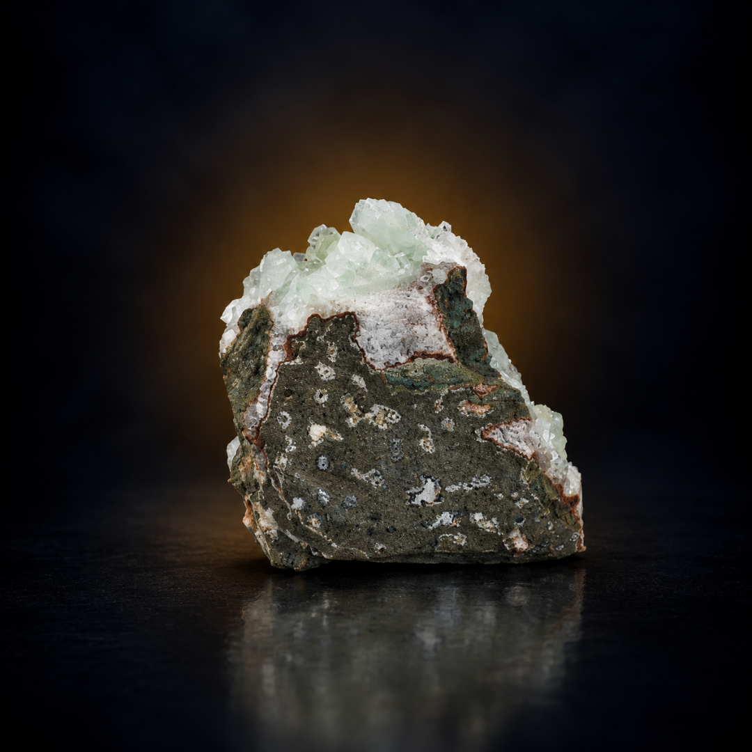 Natural Green Apophyllite Crystal Mineral Specimen – 210g