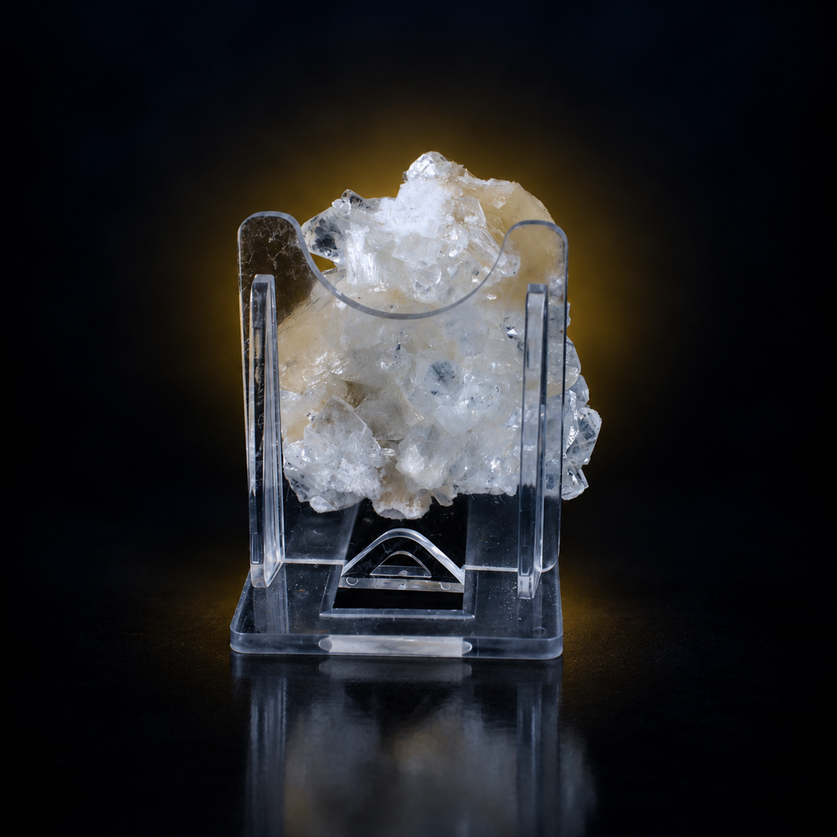 Apophyllite & Stilbite Crystal Cluster | 6 × 5 × 4 cm | 70 g