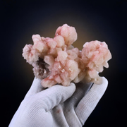 Natural Pink Stilbite Crystal Cluster  13 × 10 × 5 cm 300 g