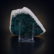 Natural Green Apophyllite with Stilbite Crystal Matrix Mineral Specimen from India 190 gm 11 × 10 × 2 cm