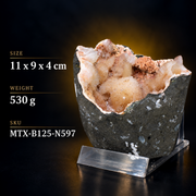 Natural Heulandite with Stilbite Mineral Specimen – 530g