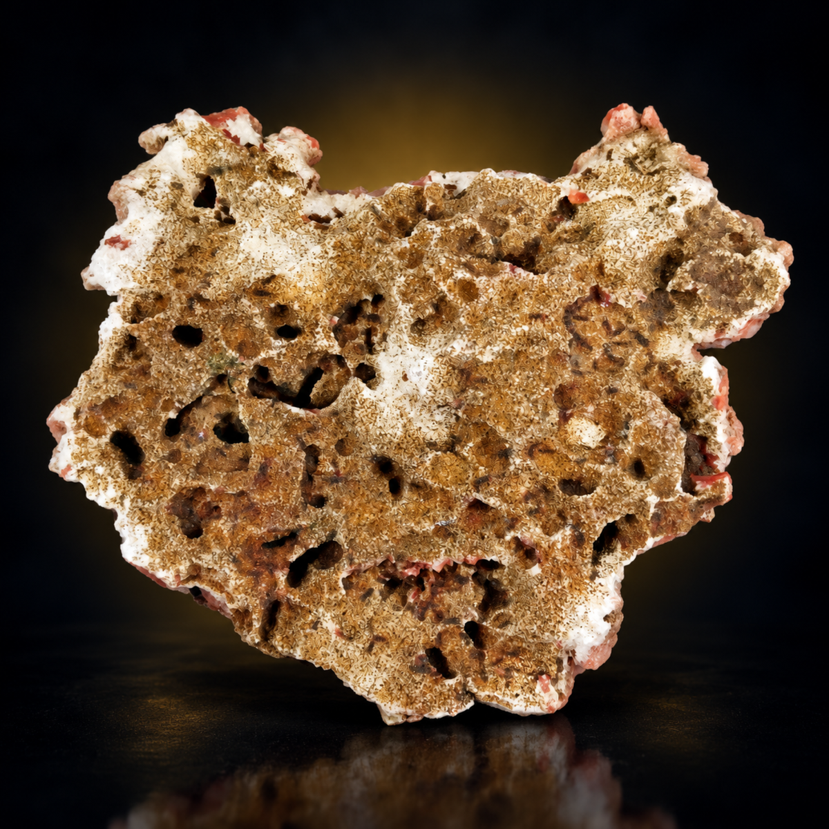 Natural Orange Stilbite Crystal Cluster – 320 g
