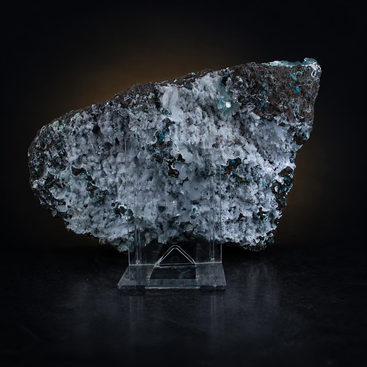 Natural Green Apophyllite with Heulandite Scolecite Crystal Specimen – India