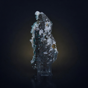 Natural Green Apophyllite with Heulandite &amp; Scolecite Crystal Specimen – India