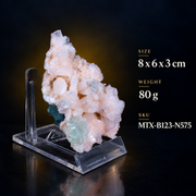 Natural Pink Stilbite Crystal Specimen – 80g