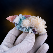 Natural Scolecite with Chalcedony &amp; Heulandite Mineral Specimen – 80g