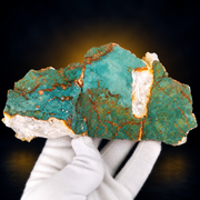 Natural Orange Calcite with White Stilbite Crystal Cluster – 350 g