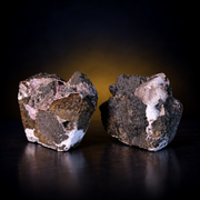 Natural Calcite Geode – 2 Piece Mineral Specimen Lot from India