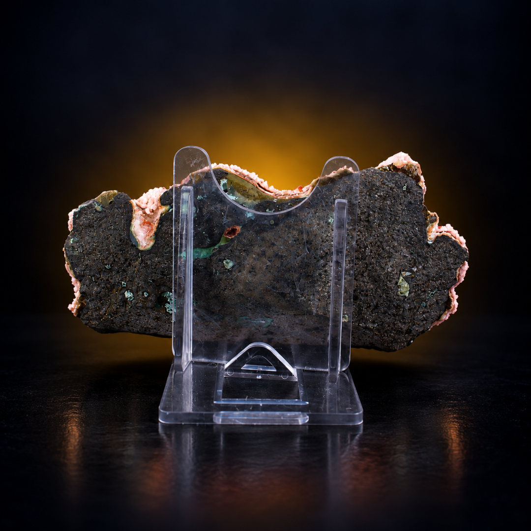 Natural Orange Stilbite Crystal Specimen – 120 g