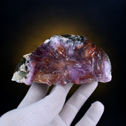 Natural Red Amethyst Crystal Specimen – 300g