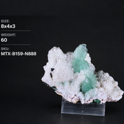 Natural Green Apophyllite with Stilbite Matrix – 60 g