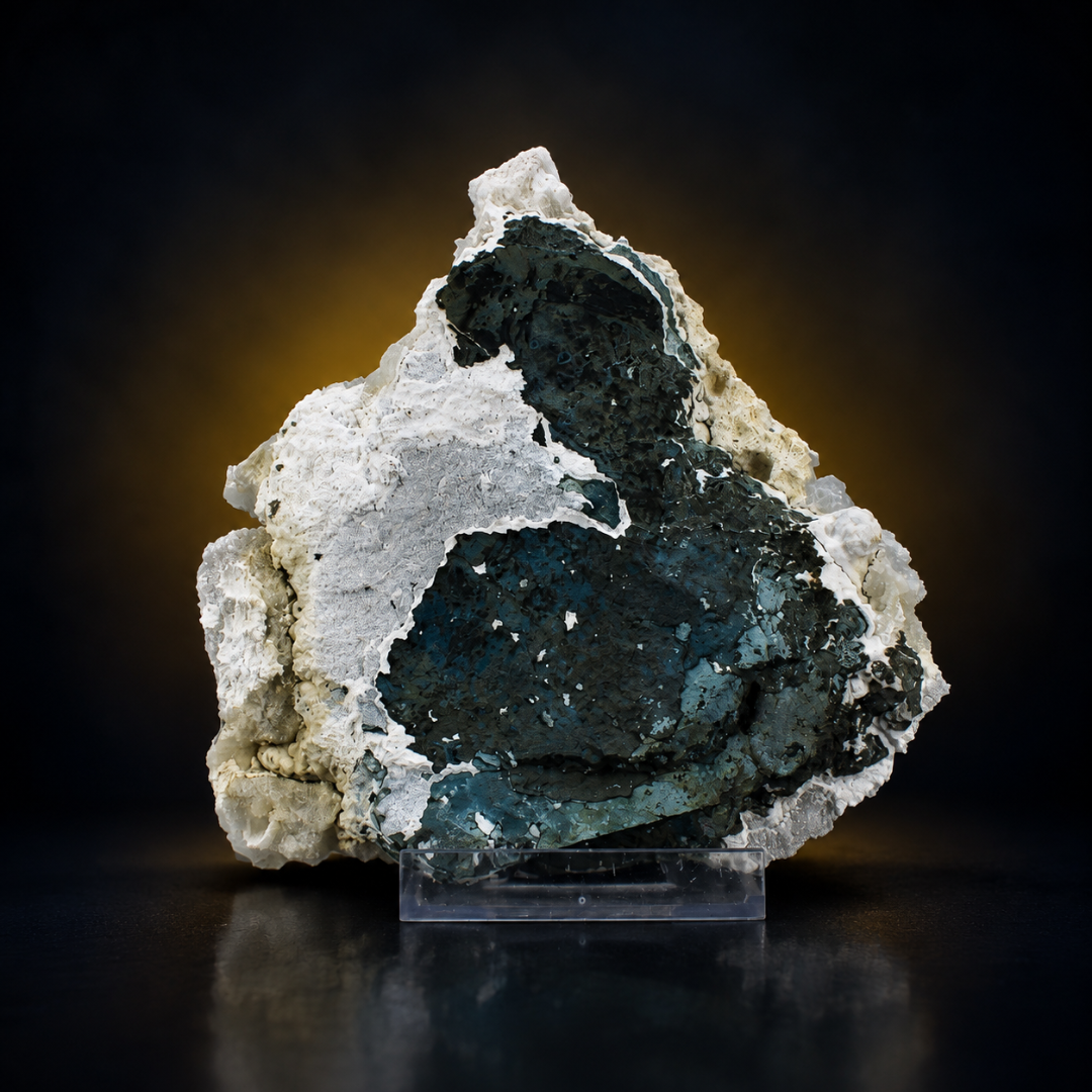 Natural Green Apophyllite with Heulandite Matrix
