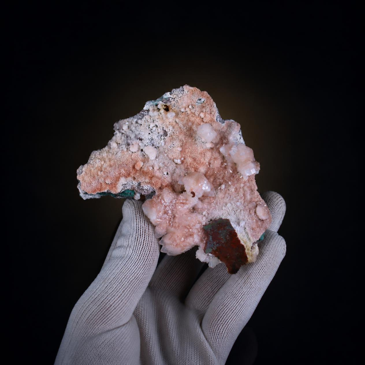 Natural Pink Heulandite with Stilbite – Mineral Specimen