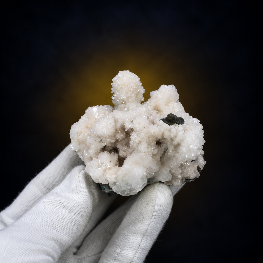 Natural Okenite or Scolecite – Zeolite Mineral Specimen