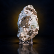 Natural Green Apophyllite with Heulandite & Scolecite Crystal Specimen – India