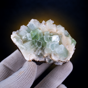 Natural Green Apophyllite with Heulandite Mineral Specimen – 130g