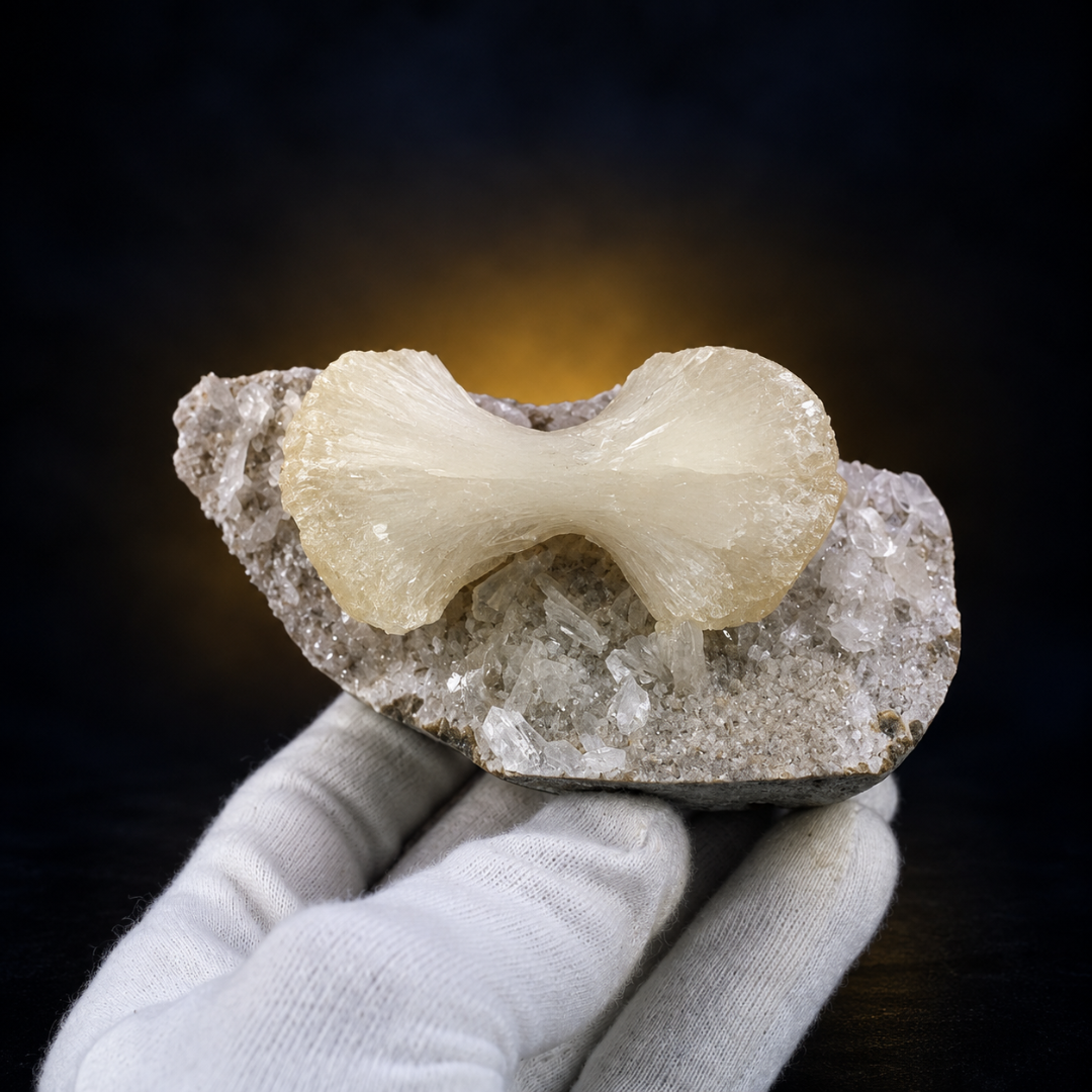 Natural Stilbite Crystal Specimen – 130 g