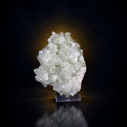 Natural Green Apophyllite with Stilbite on Matrix – 330 g