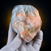 Natural Apophyllite with Heulandite Matrix Mineral Specimen