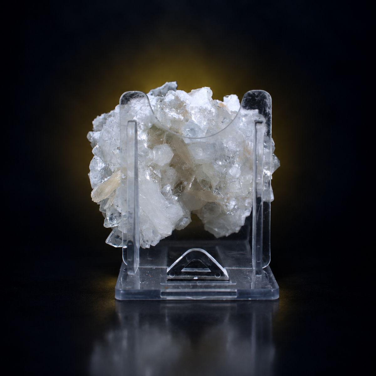 Stilbite & Apophyllite Crystal Cluster | 7 × 5 × 5 cm | 120 g