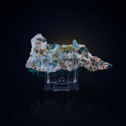 Natural Green Apophyllite, Mordenite & Stilbite Crystal – Mineral Specimen 185 gm 13 × 7 × 4 cm
