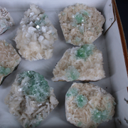Natural Apophyllite with Heulandite Matrix Mineral Specimen Lot – 11 Pieces from India