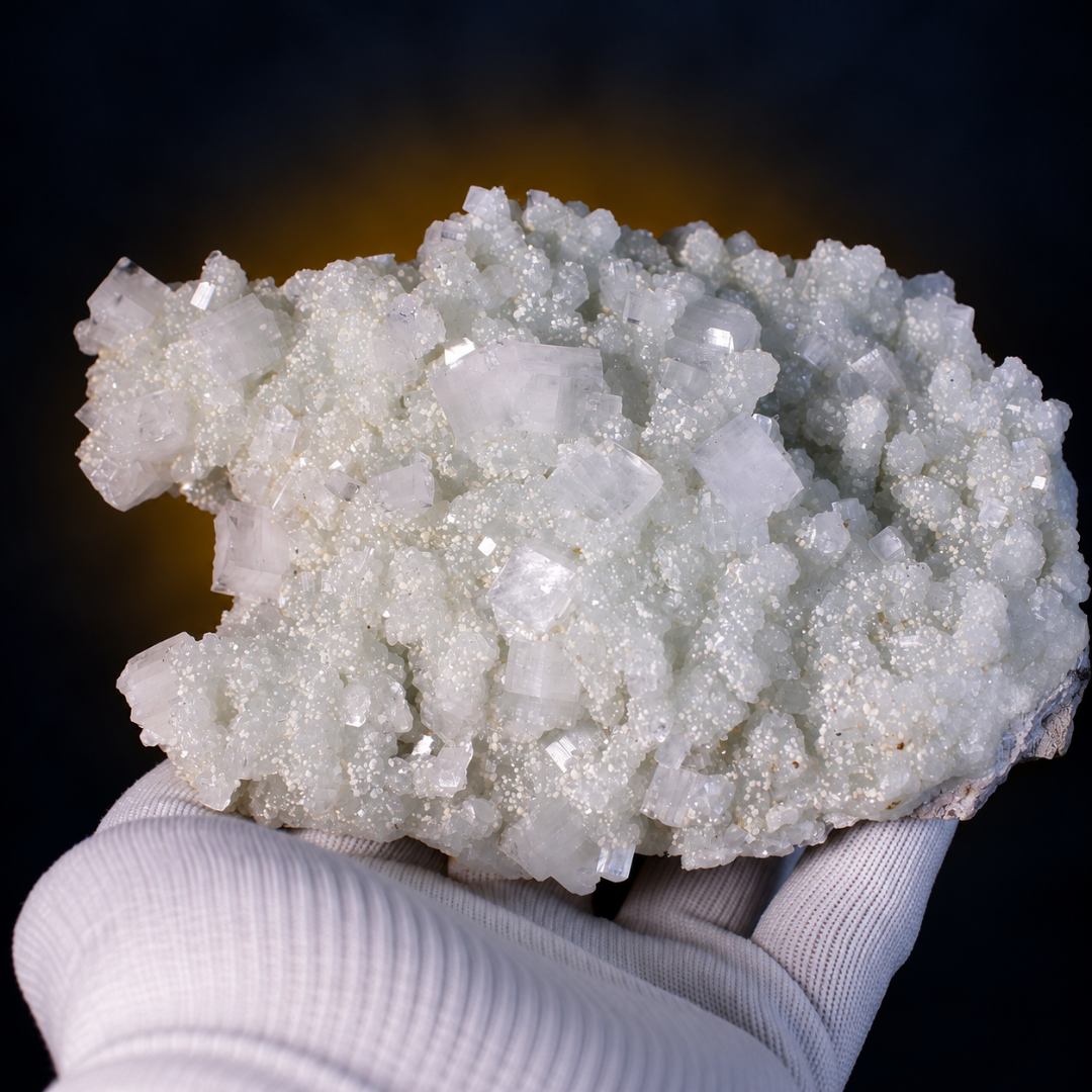 Natural Green Apophyllite Crystal Specimen – 530g