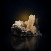 Natural Stilbite &amp; Heulandite Crystal Cluster on Matrix – 210 g