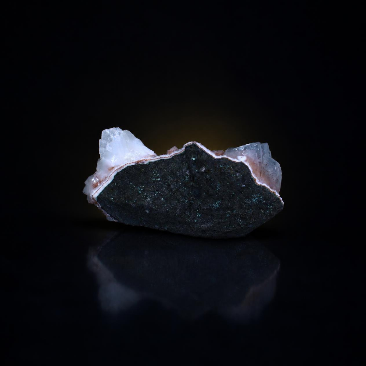 Natural Pink Apophyllite & Stilbite Crystal Cluster 9×5×4 cm