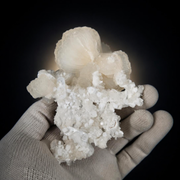 Natural Stilbite with Heulandite Crystal Cluster – 340 g