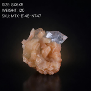 Stilbite with Apophyllite Crystal Cluster | 8×6×5 cm | 120g