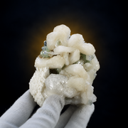 Natural Green Apophyllite with Stilbite, Heulandite & Basalt Matrix – 400 g