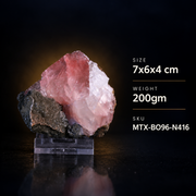 Natural Pink Calcite Crystal Mineral Specimen – India