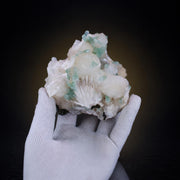 Natural Green Apophyllite with Stilbite & Scolecite Crystal Specimen – 600 gm | 11 × 10 × 5 cm