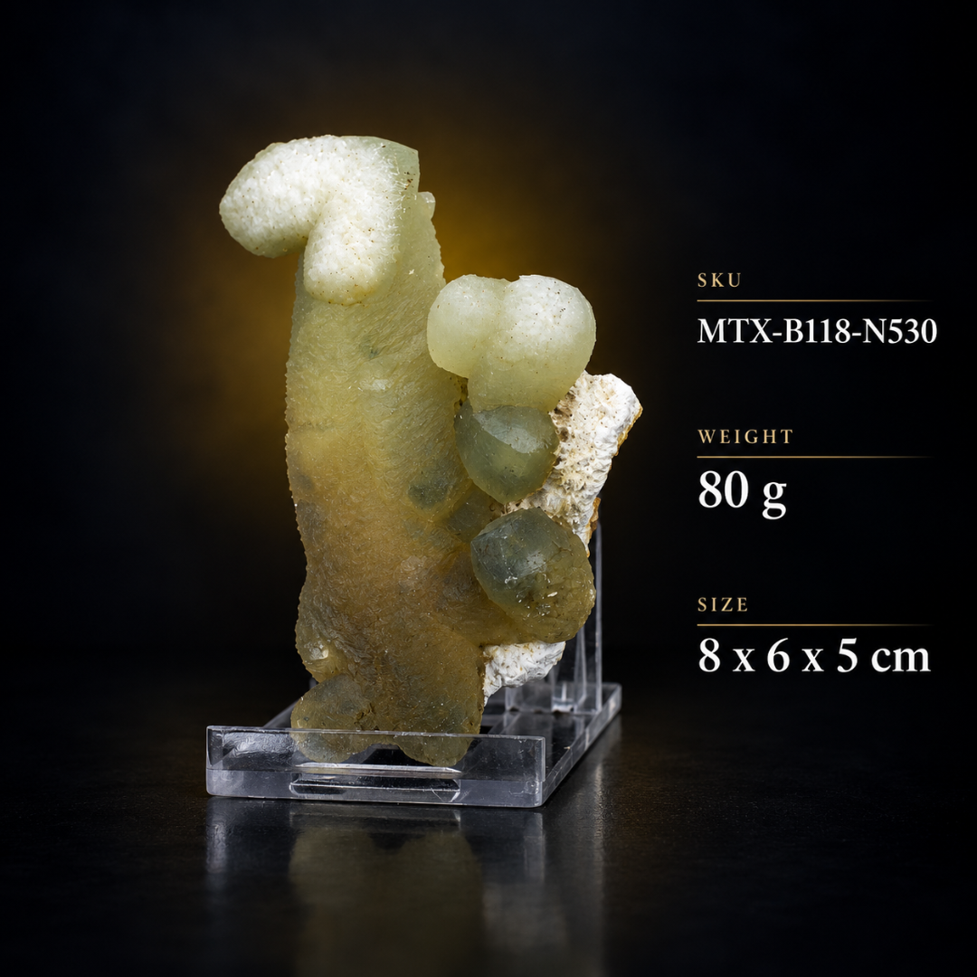 Natural Yellow Calcite Crystal Specimen – 80g