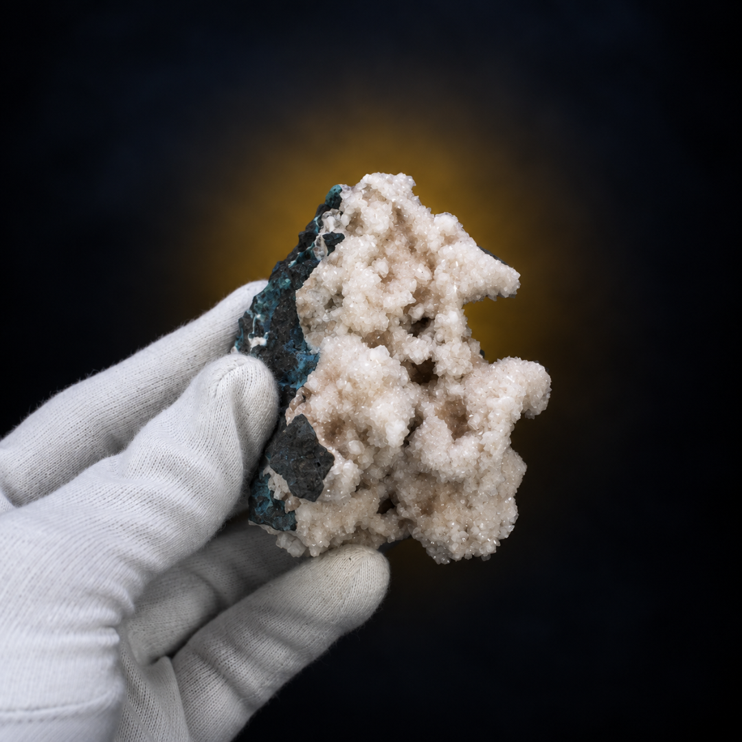 Mesolite or Stilbite – Natural Zeolite Mineral Specimen