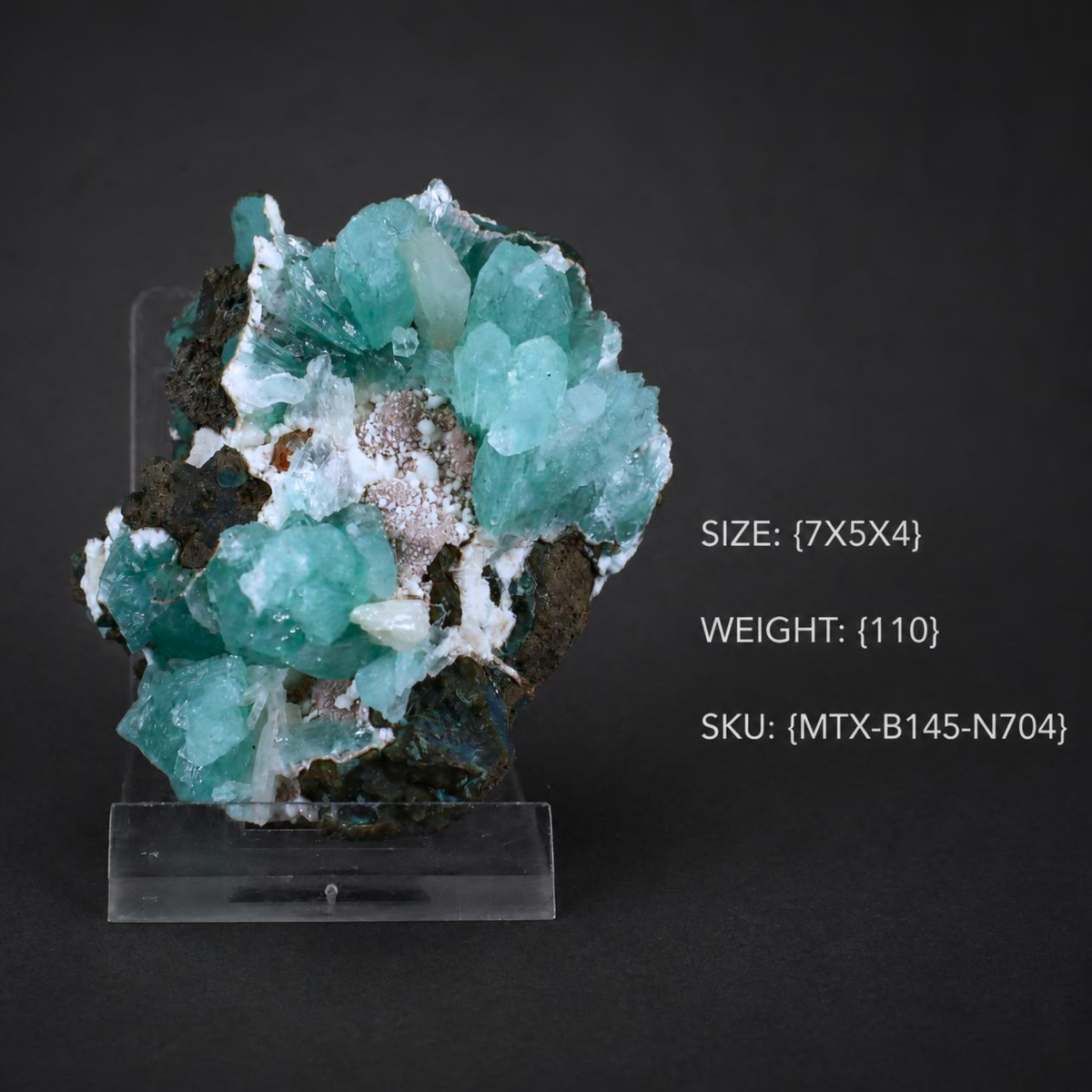 Fluorapophyllite-(K) Green Apophyllite with Stilbite | Collector Mineral | 110g